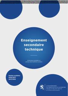 Enseignement secondaire technique : Statistiques globales et analyse des résultats scolaires 2016/2017 et 2017/2018